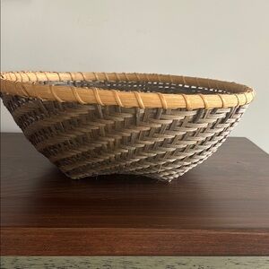 Handmade Diamond Weave Basket